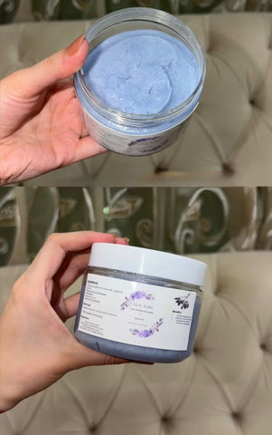 LILAC AURA-LAVENDER SUGAR BODY SCRUB.(Face & Body)