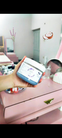 LILAC AURA-LAVENDER SUGAR BODY SCRUB.(Face & Body)