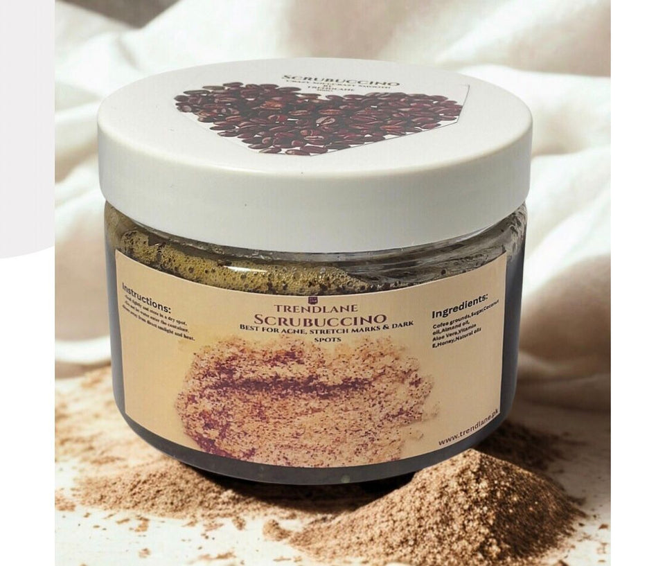 SCRUBUCCINO "Best For Acne, Stretch Marks & Dark Spots"