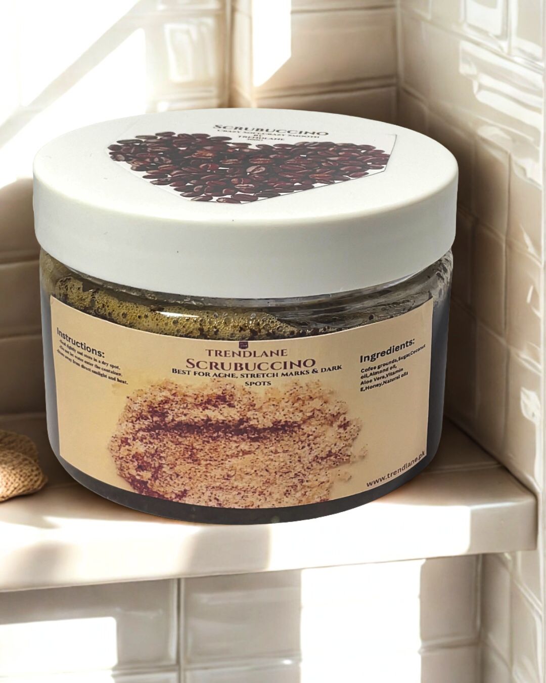SCRUBUCCINO Coffee Scrub🤎“Best For Acne, Stretch Marks & Dark Spots”