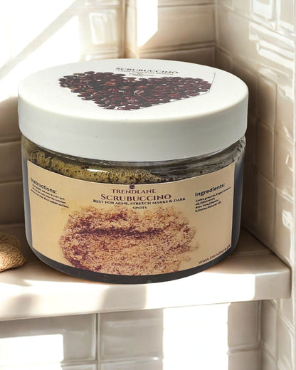 SCRUBUCCINO Coffee Scrub🤎“Best For Acne, Stretch Marks & Dark Spots”
