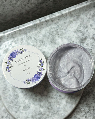 LILAC AURA-LAVENDER SUGAR BODY SCRUB.(Face & Body)
