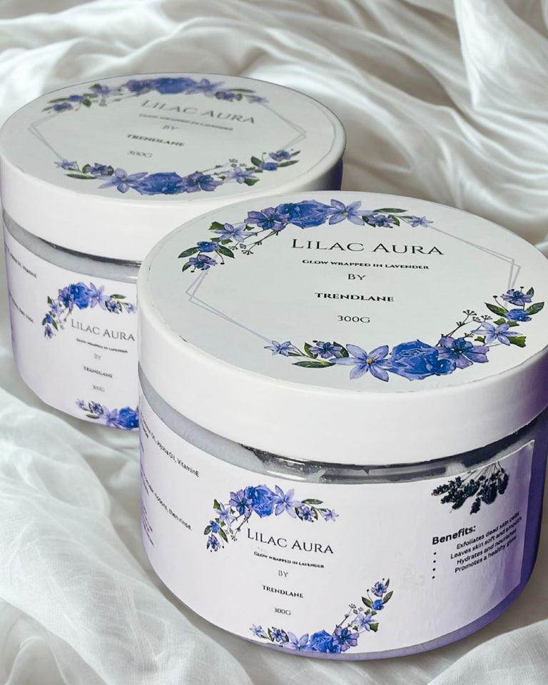 LILAC AURA-LAVENDER SUGAR BODY SCRUB.