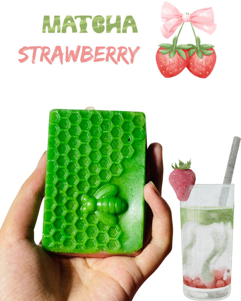 Matcha Strawberry Soap 💚🍓